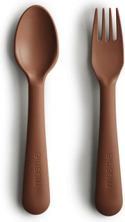 Kinderbestek Vork & Lepel Caramel