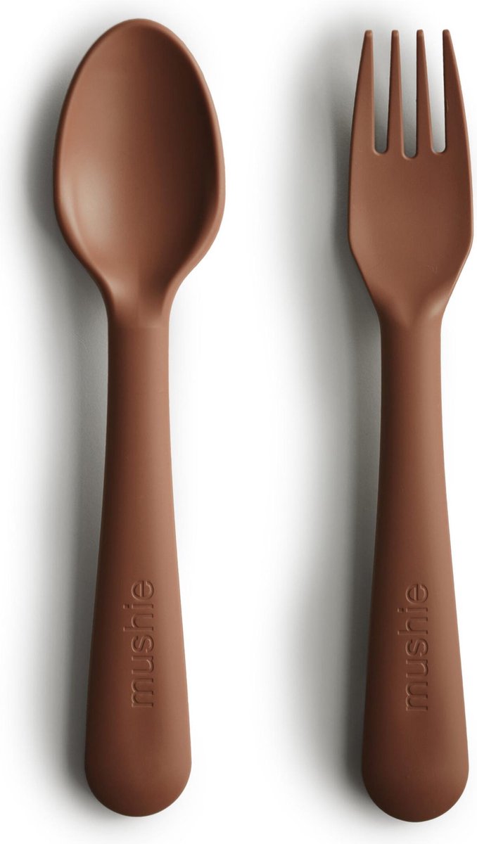 Kinderbestek Vork & Lepel Caramel