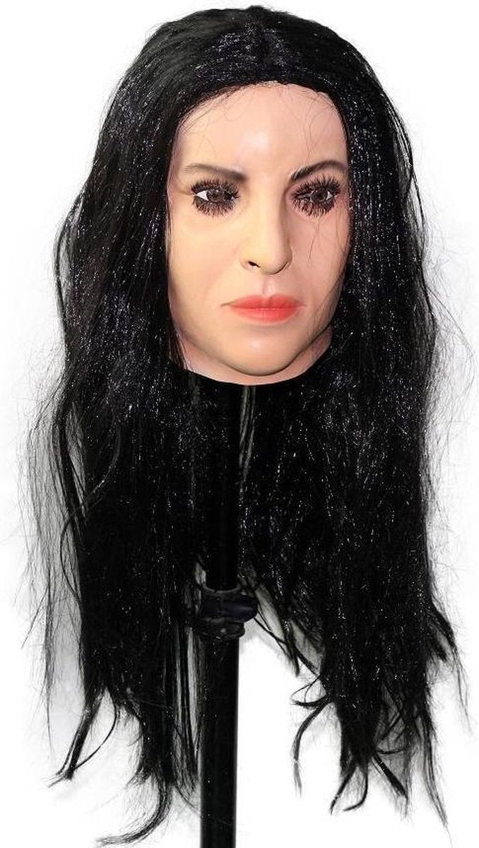 Vrouwenmasker Monica Bellucci (zwart haar)