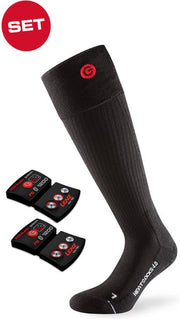 Lenz Lithium pack rcB 1200 + Lenz Heat Sock 4.0 Toe Cap - 39-41 - Zwart