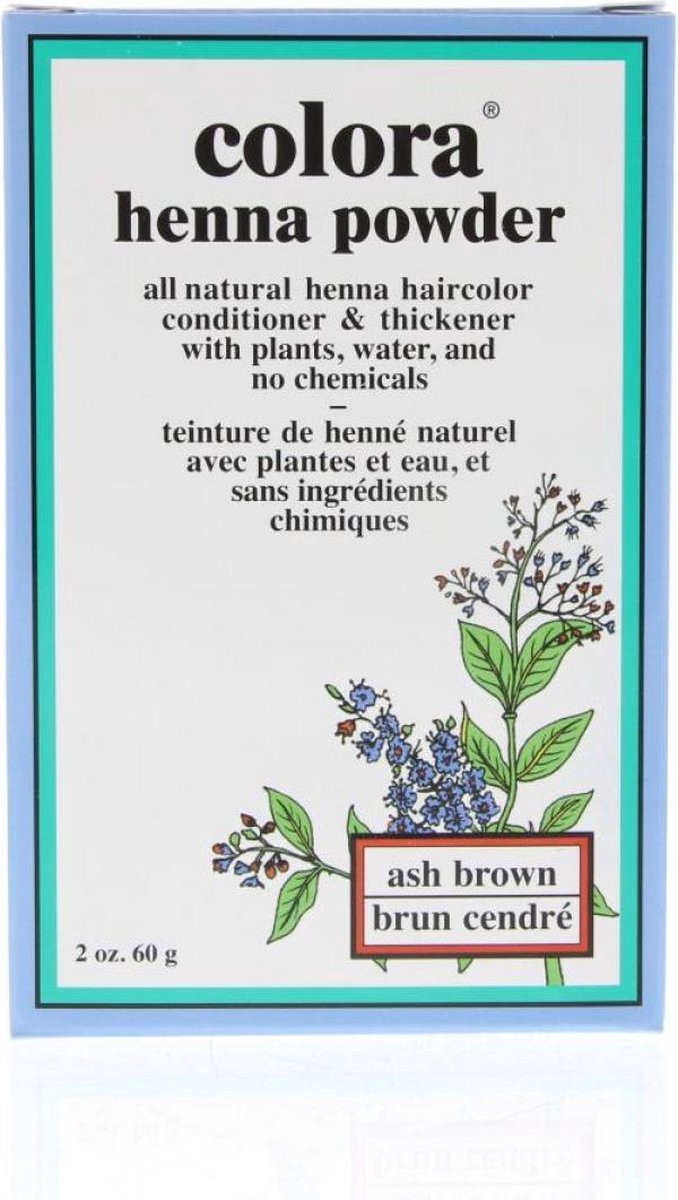 Colora Henna - Kleurpoeder - Ash Brown - 60 gr