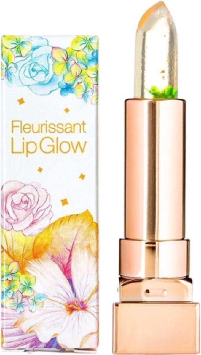 Glamfox Moonlight Flower Lipstick - Maanlicht Bloem Lippenstift met Goudkorrels - Lip Plumper - Make Up