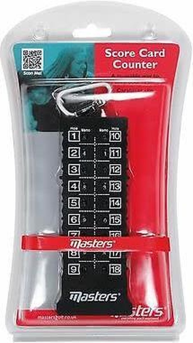 Masters - Score card counter