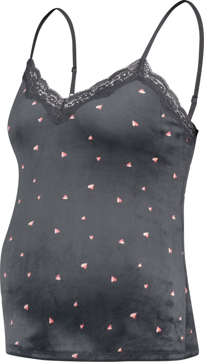 Hunkemöller Dames Cami Velours Maternity - maat 2XS