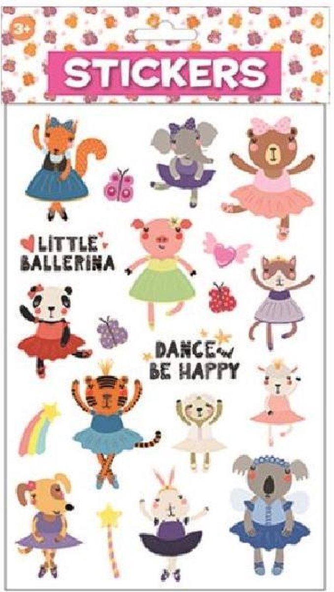 W&o Stickervel Puffy Ballerina Junior 30