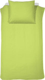 Damai - Kinderdekbedovertrek - Katoen - 100x135 cm - Lime