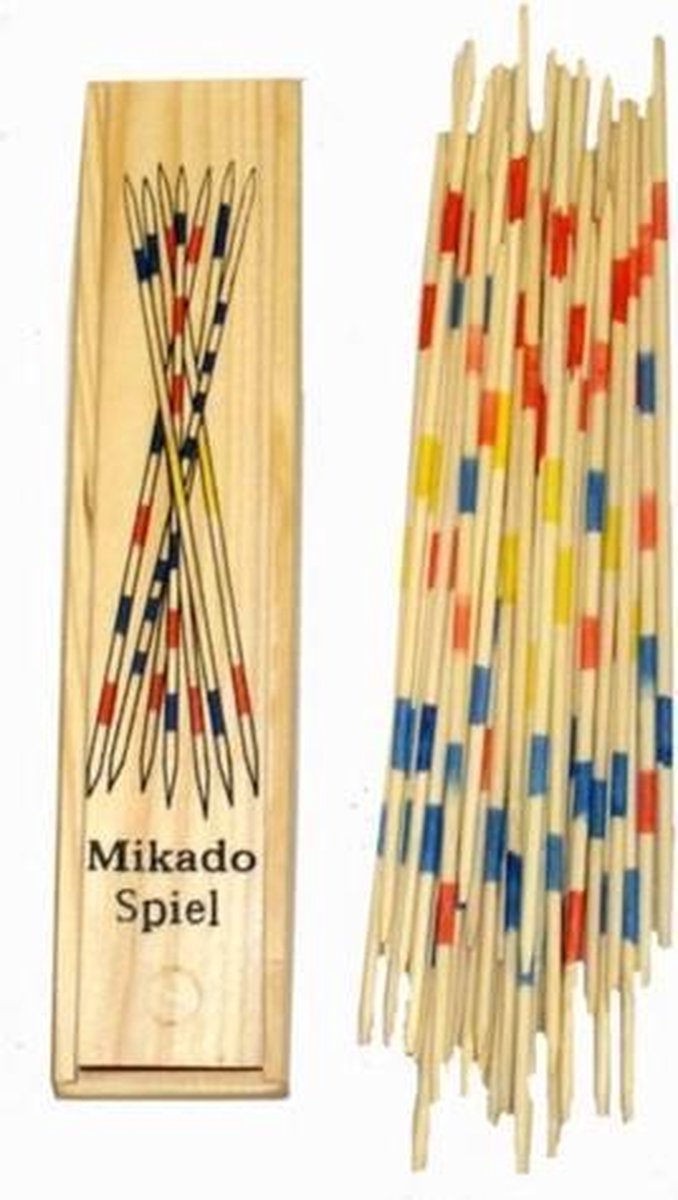 Houten Mikado Spel in doosje