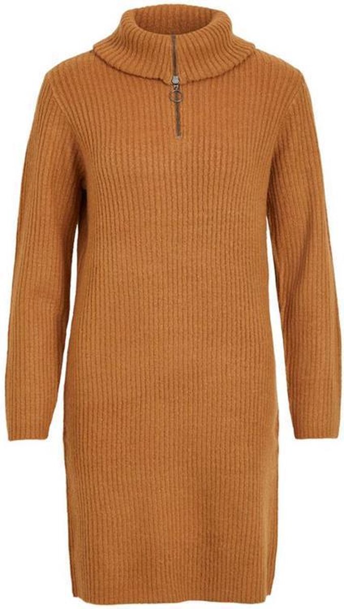 Objrachel L/s Knit Dress Noos 23034742 Chipmunk