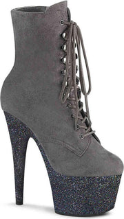 Pleaser Enkellaars -36 Shoes- ADORE-1020FSMG US 6 Grijs