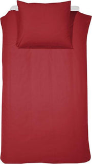 Dekbedovertrekset katoen 140 x 200/220 (24) red uni Damai