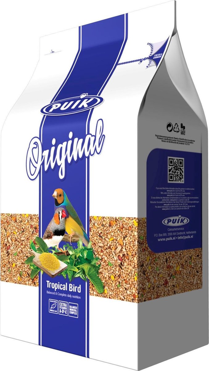 Puik Original Tropische vogels 0.9 kg
