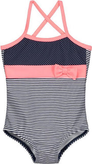 Prénatal Badpak Meisjes - Zwemkleding - Blauw met Roze - Maat 86/92