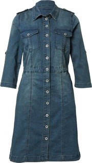 Cream blousejurk Donkerblauw-42