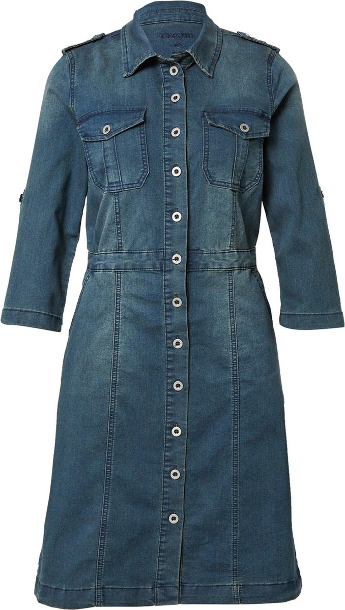 Cream blousejurk Donkerblauw-42