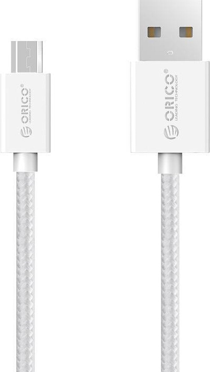 Orico Micro-USB laad- en datakabel 3A - 1M - Wit