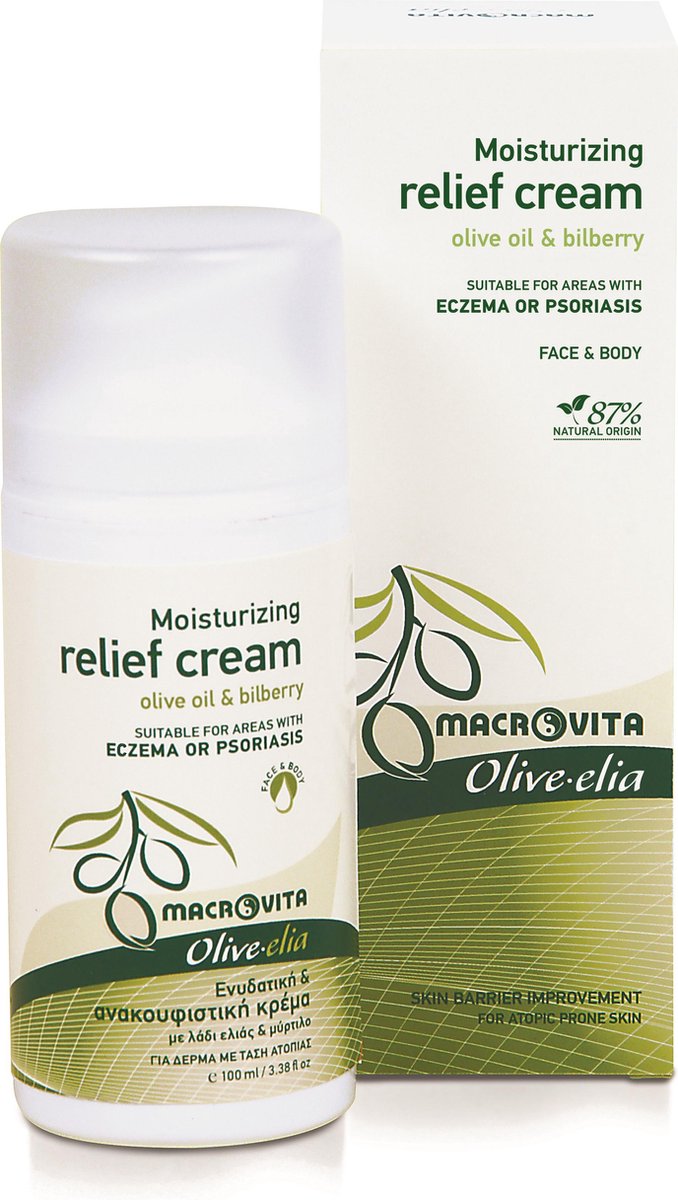 Macrovita Olive-elia Crème tegen Eczeem