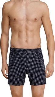 single jersey gestreepte blokken blauw