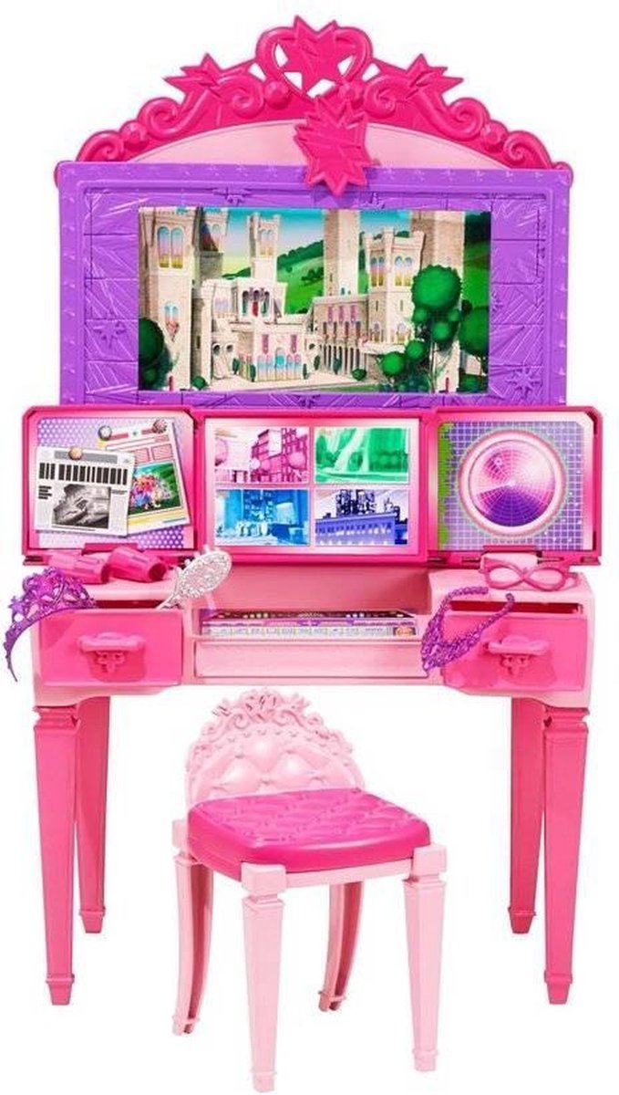 Barbie 2 in 1 Kaptafel Speelset