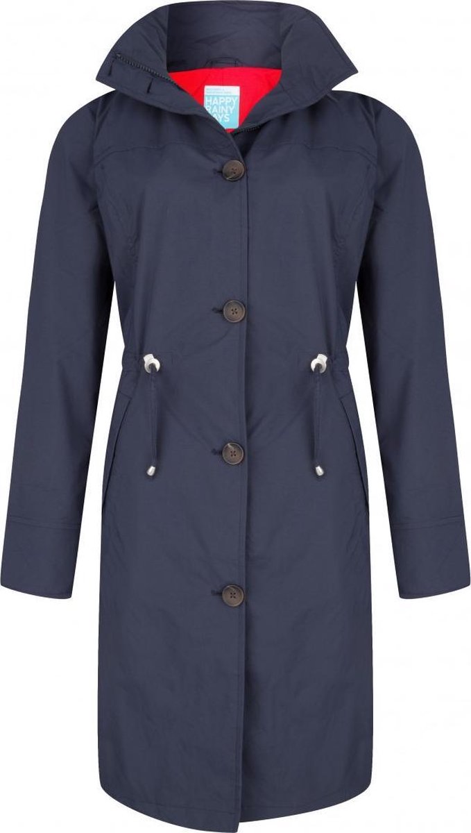 Donkerblauwe coat Madonna Midnight van Happy Rainy Days XS