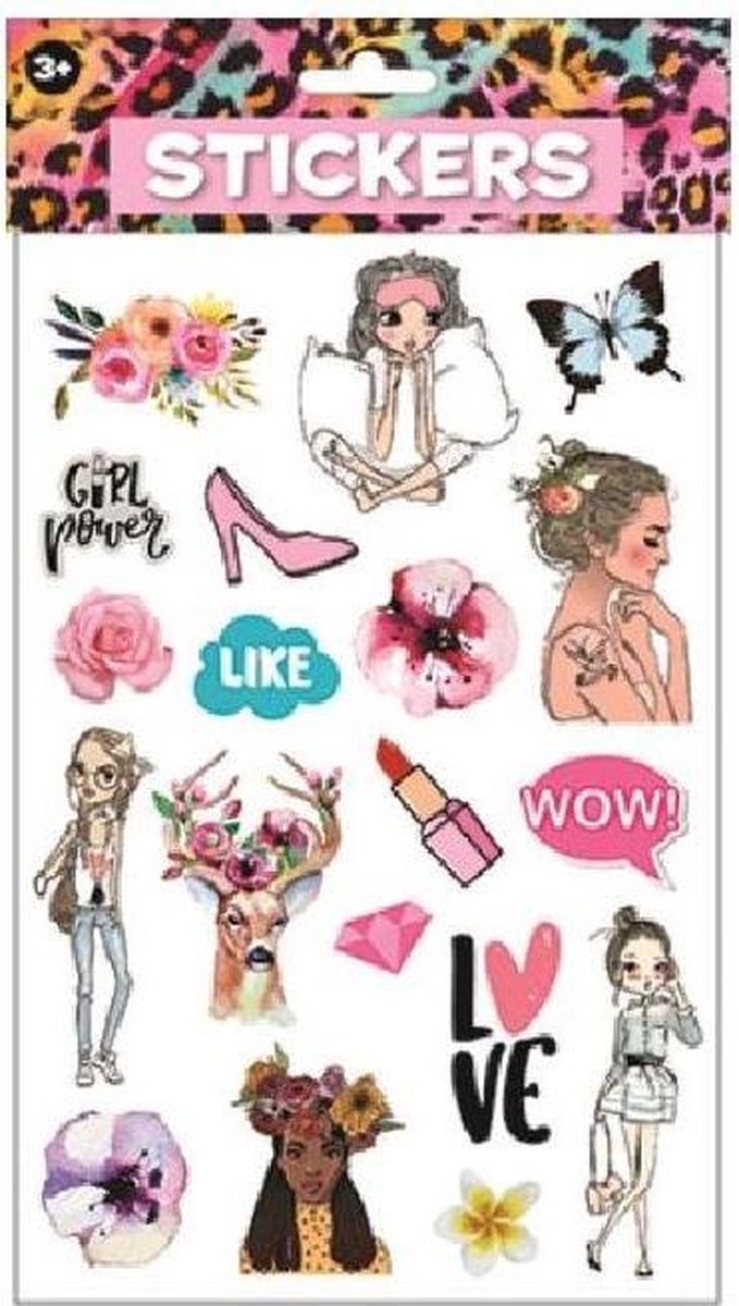 W&o Stickervel Puffy Meisjes Junior 30
