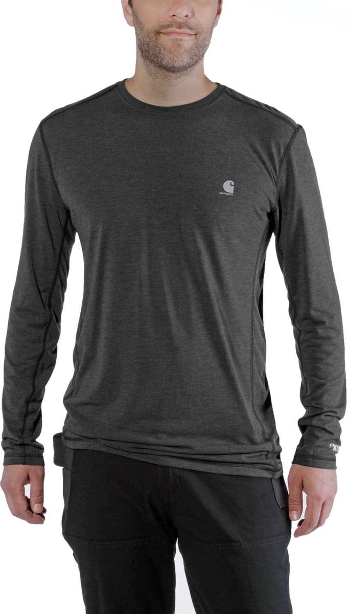 Carhartt Force Extremes Long Sleeve Black Heather Shirt Heren