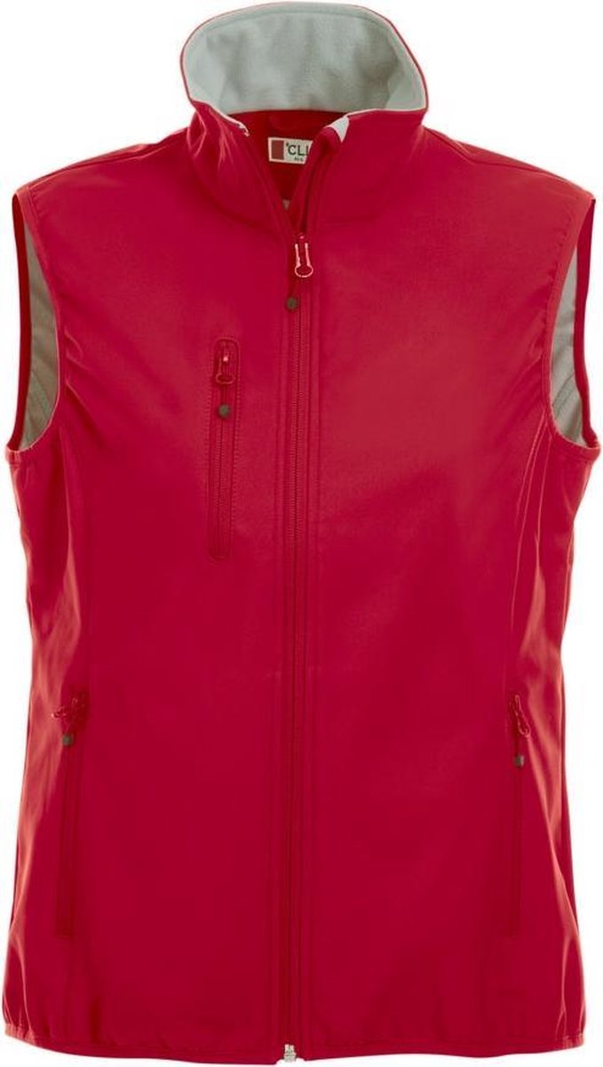 Craft Basic Softshell ds bodywarmer rood xl