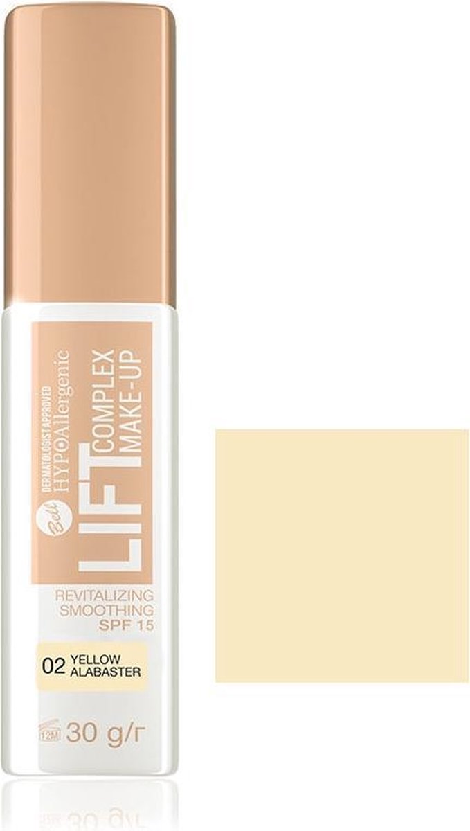 Hypoallergenic – Hypoallergene Foundation Lift Complex SPF15 Yellow Alabaster 02.