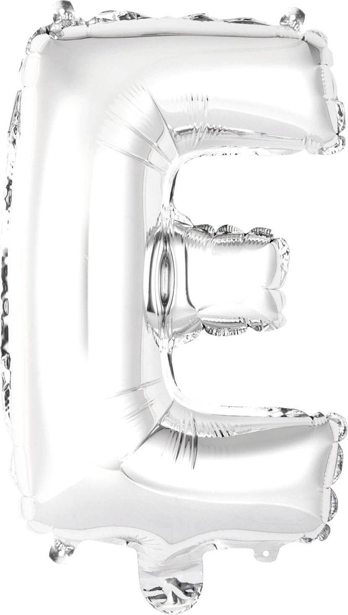 Amscan Letterballon E Folie 34 Cm Zilver