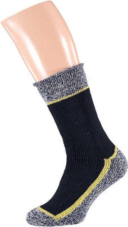 Thermo werk sokken voor heren navy blauw/donkerblauw 41/46 - Winter werk kleding - Thermokleding - Thermosokken - Werksokken