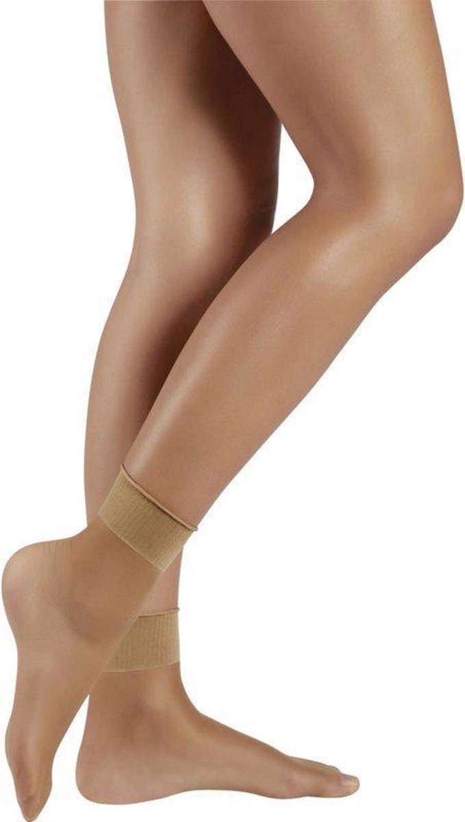 Panty enkel kousjes 2 stuks Ysabel Mora | Naturel Beige | 6 DEN