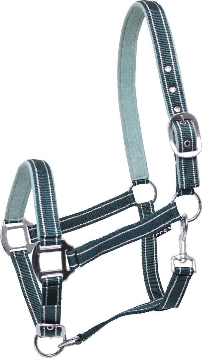 Horsegear Halster  Zari - Dark Green - full