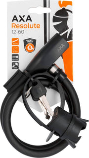AXA Resolute 12 Kabelslot - 60 cm - Zwart