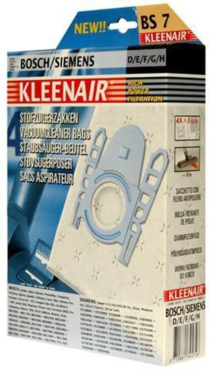 KleenAir HPF BS7 Bosch/Siemens  Stofzuigerzakken