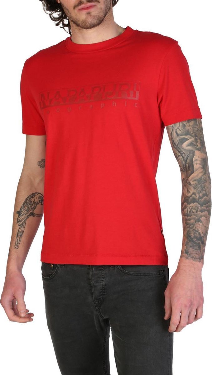 Napapijri - T-shirts - Heren - SEVORA_N0YIJ9 - Red