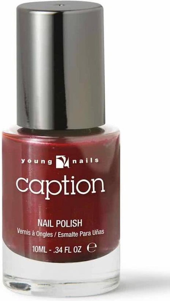 Caption Nagellak 036 - Here's the deal - donkerrood metallic