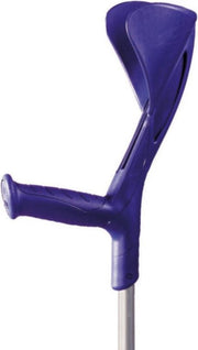Careline loopkrukken onderarm open manchet 2 stuks - blauw