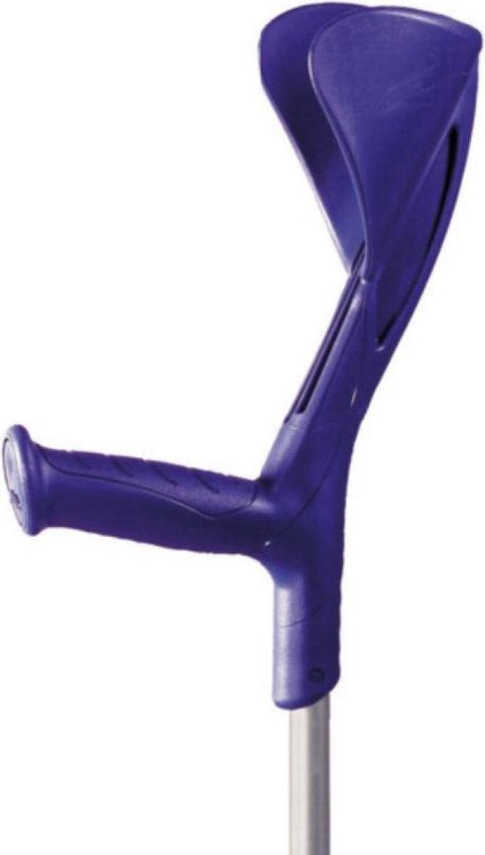 Careline loopkrukken onderarm open manchet 2 stuks - blauw