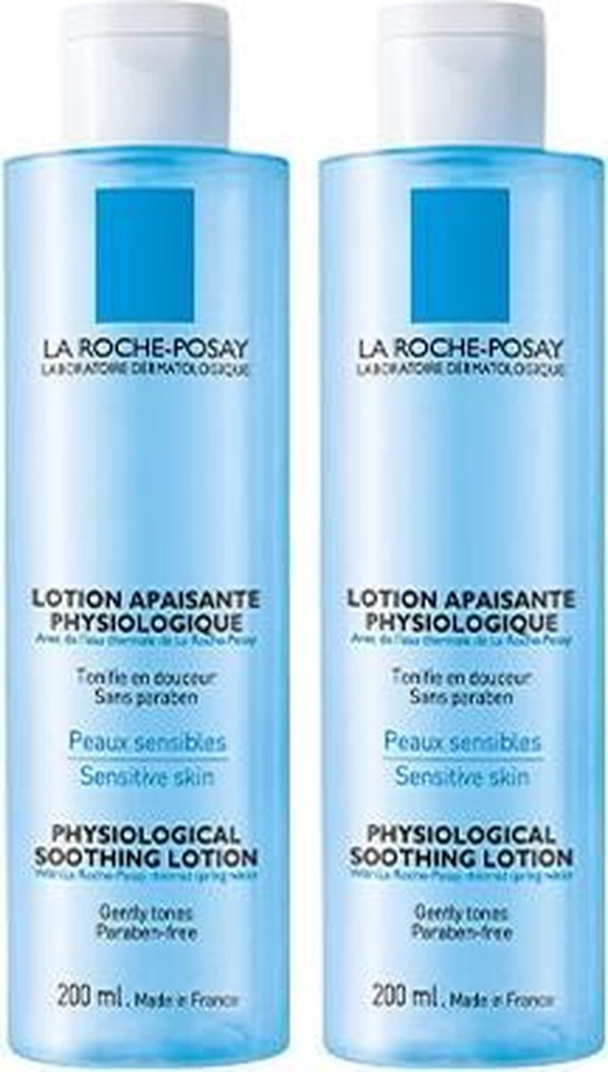 La Roche-Posay Fysiologische Kalmerende Reinigingslotion - 2x200ml