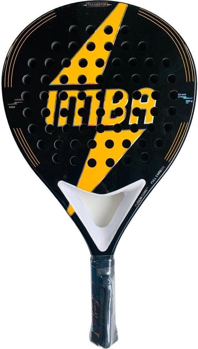 MOLIO - Padel racket - Full carbon - Oranje/zwart