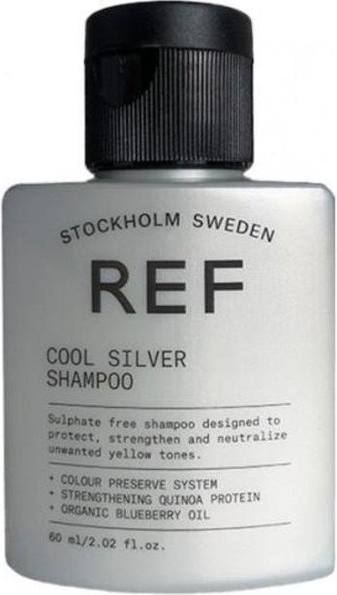 REF Cool Silver Shampoo 60 ml - Zilvershampoo vrouwen - Voor