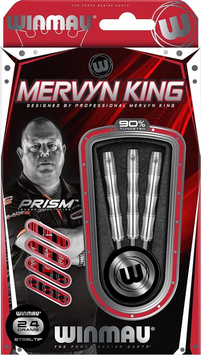 Winmau Mervyn King 90% Tungsten - 24 GRAM