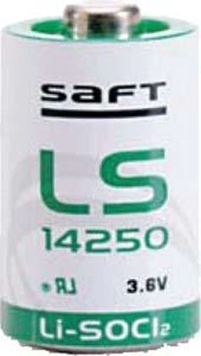 Saft LS 14250 1/2AA Lithium-Thionylchloride Batterij 3.6V 1200mAh 4250889625054