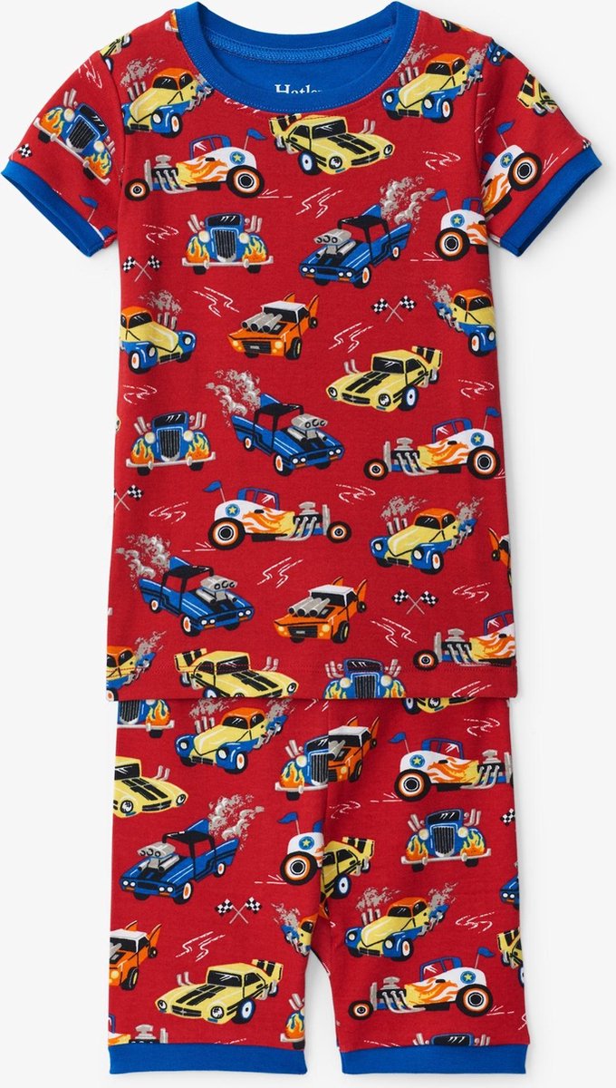 Hatley Pyjama ss Hot Rods maat 98