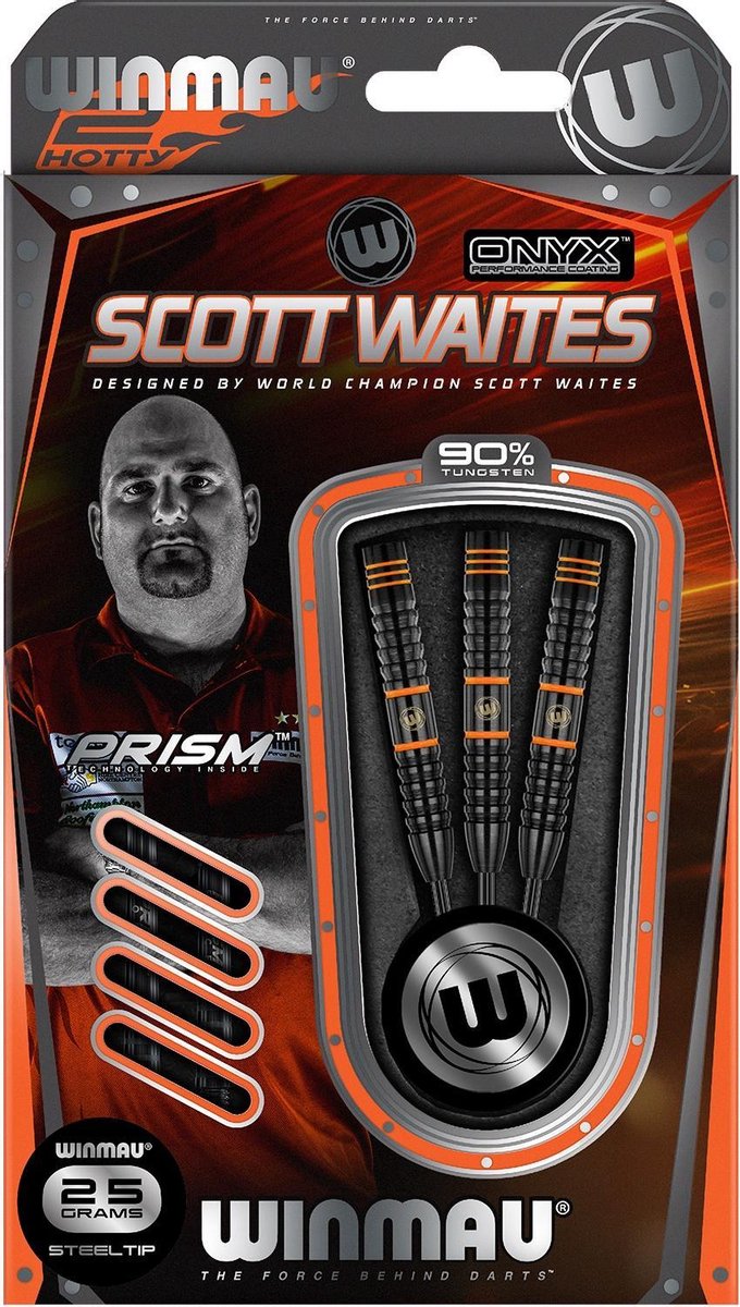 Winmau Scott Waites Black 90% - 25 Gram