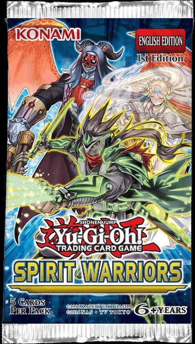 Yu-Gi-Oh! 3 Booster Pakjes Spirit Warriors