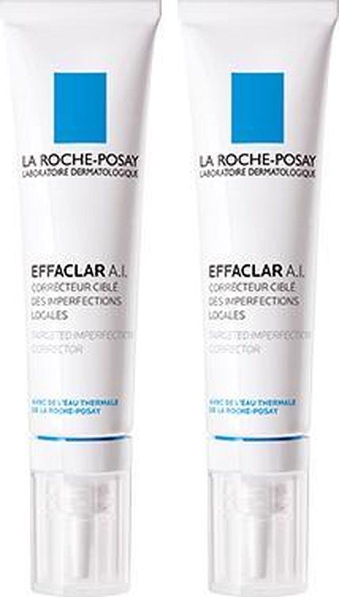 La Roche-Posay Effaclar A.I. Lokale crème - 2x15ml - Zuivert puistjes