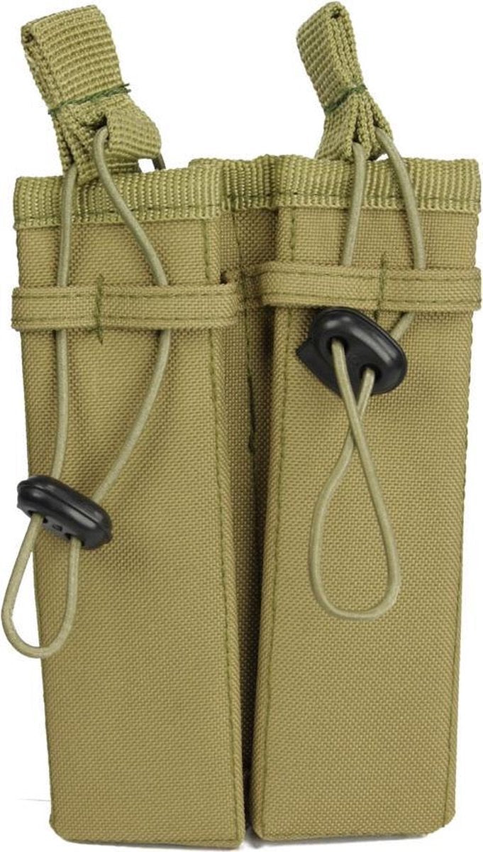 101Inc Molle pouch Sidearm 2 Mag. C khaki