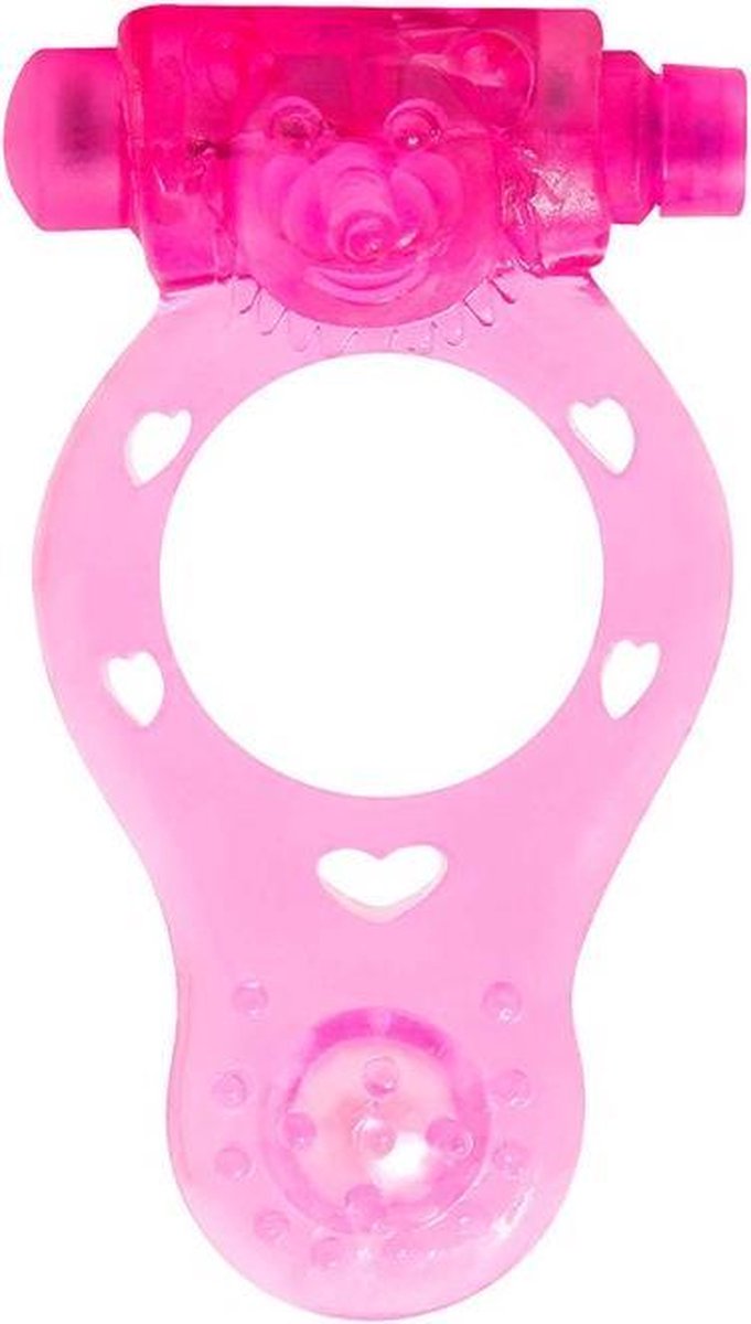 Vibrerende cockring roze