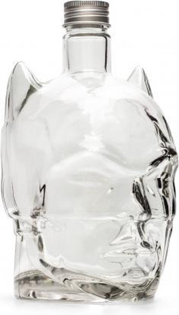 Thumbsup! Glazen Fles Batman Glas 750 Ml Transparant