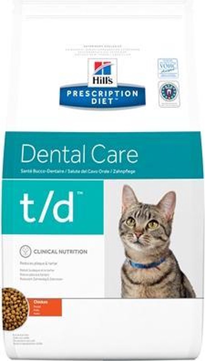 Hill's Prescription Diet T/D - Dental Health - Kattenvoer - 5 kg